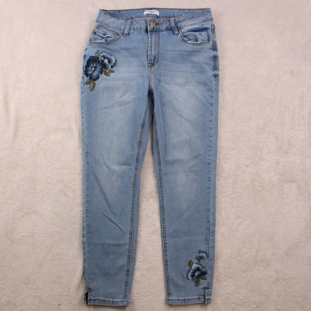 KENSIE JEANS Embroidered Denim